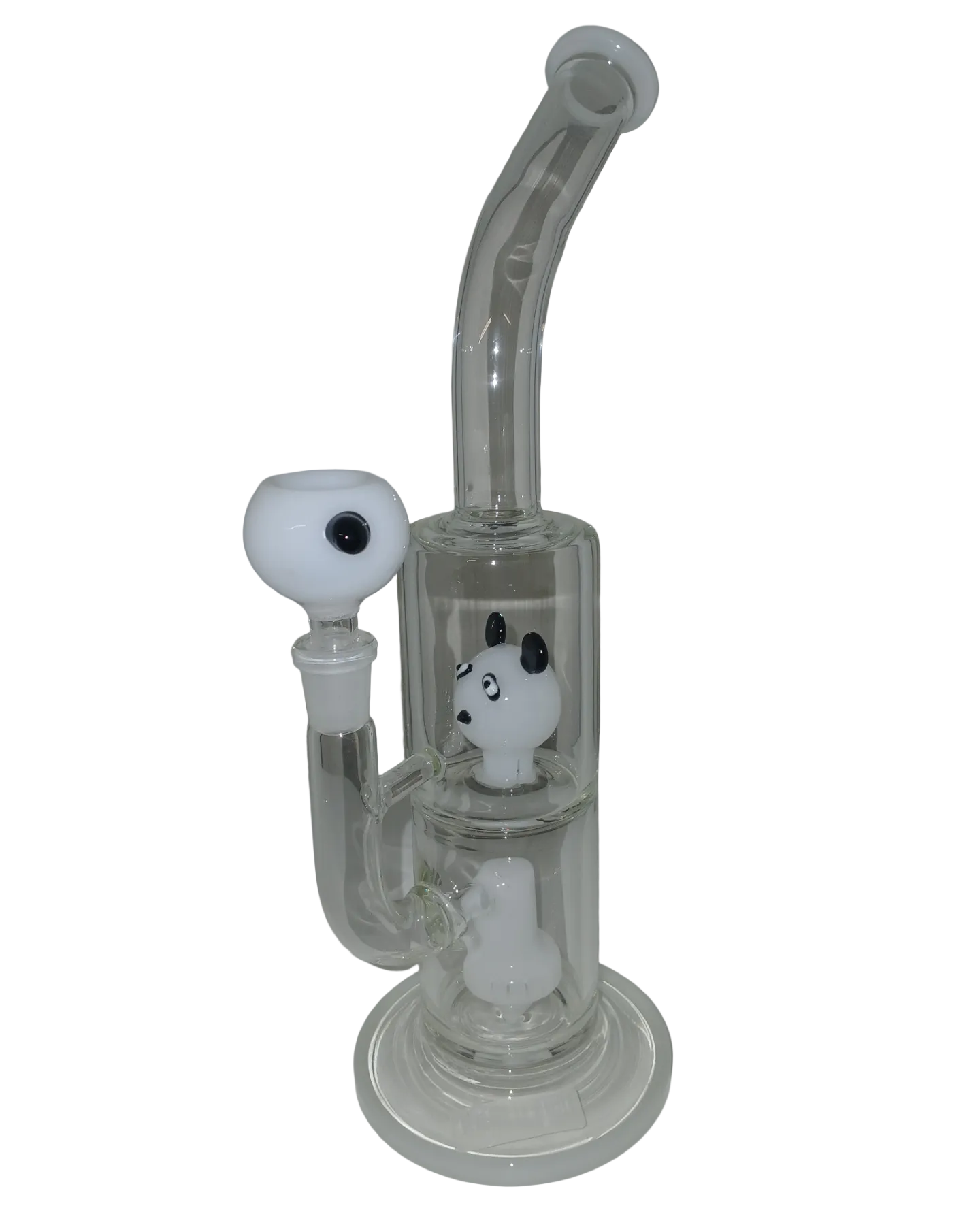 Panda Motif Glass Waterpipe