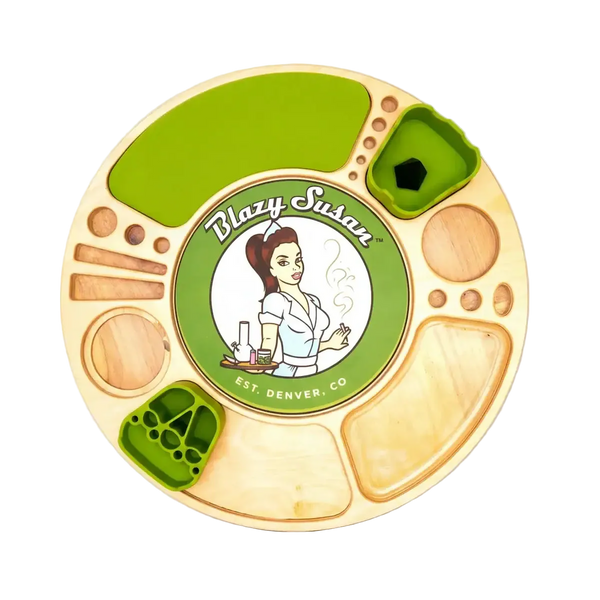 Blazy Susan Spinning Roll Tray Clear