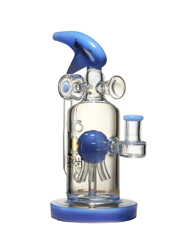 Lookah 9” Recycler Fire Extinguisher Blue