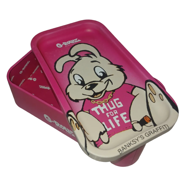 G-Rollz Tin/Tray THUG FOR LIFE PINK