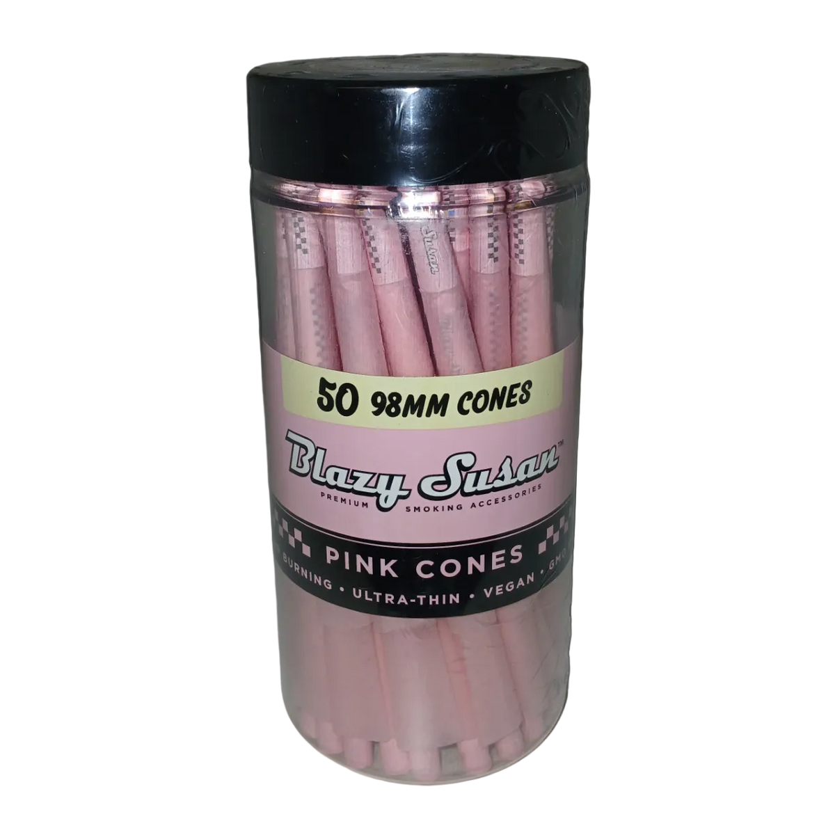 Blazy Susan Pink KS 98mm Cones (tub of 50)