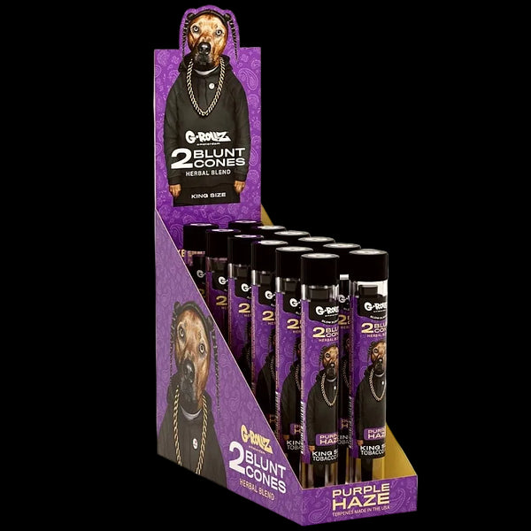 G Rollz Yerba Mate Purple Haze Cones