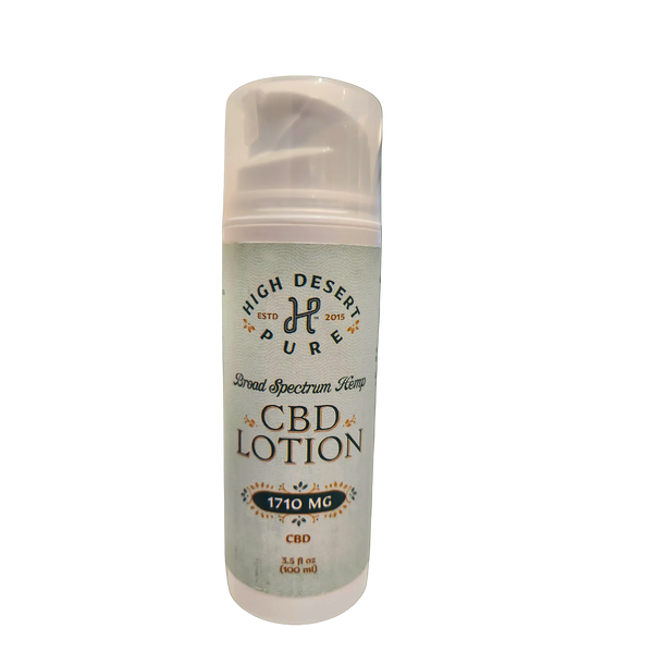 High Desert Pure CBD Lotion