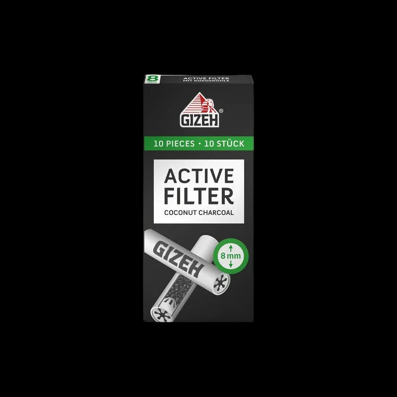 Gizeh 8mm active charcoal filters