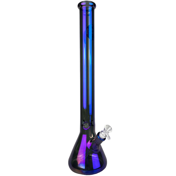 55cm Metallic Glass Beaker Bong