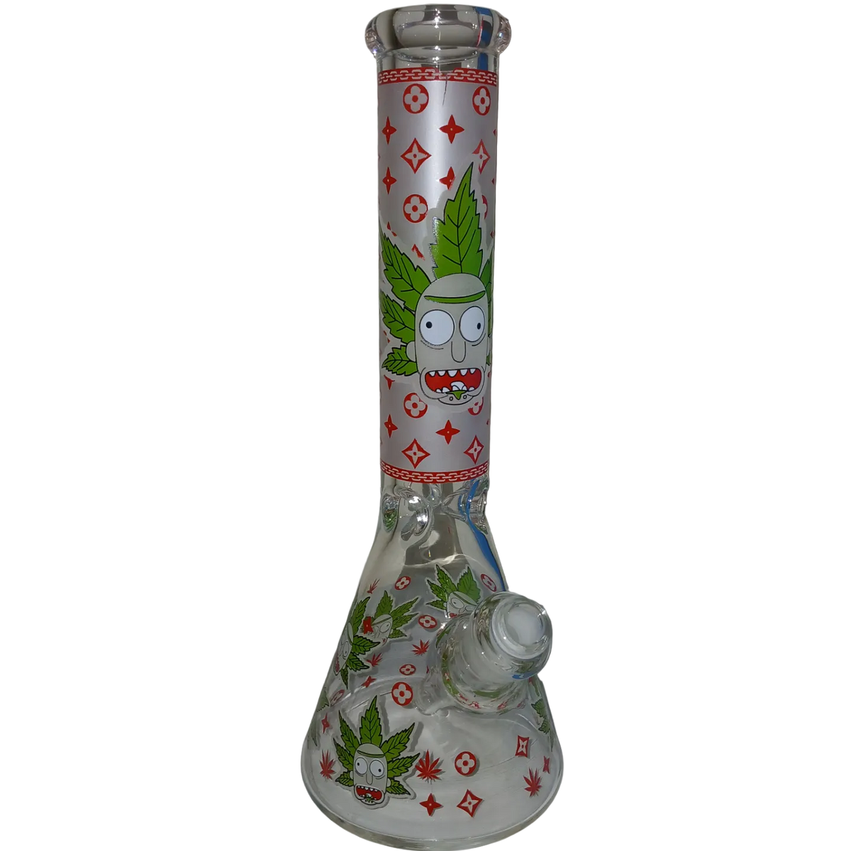 Rick & Morty 35cm Ice Pinch Perc Waterpipe