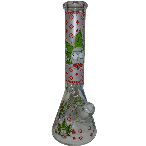 Rick & Morty 35cm Ice Pinch Perc Waterpipe