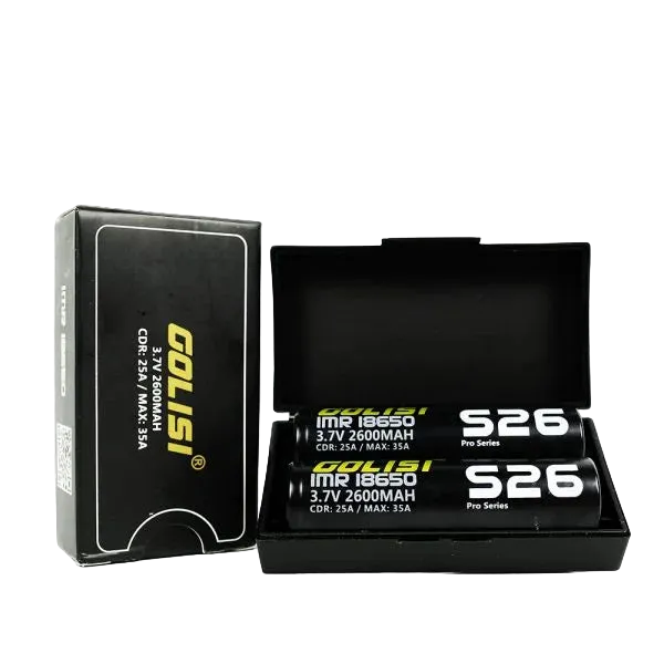 Golisi Lithium 18650mAh Battery (2 x Pack)