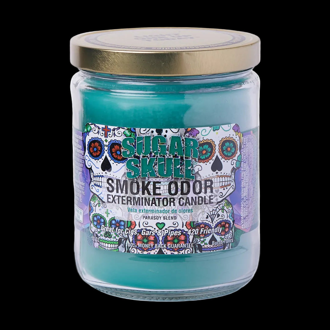 13oz Smoke Odor Exterminator Candle - Sugar Skull