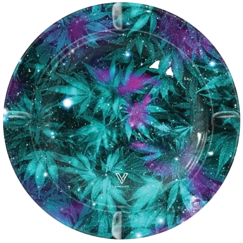 V Syndicate Blazin Round Metal Ashtray