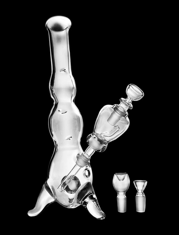 Glass Bush Buzzard Bong 30cm